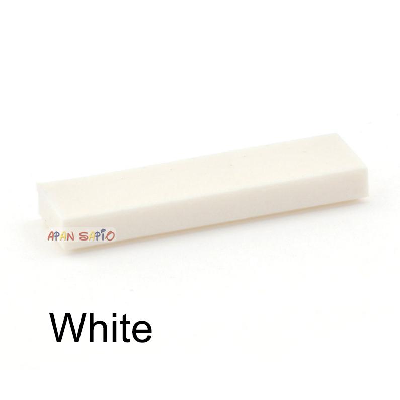 100pcs DIY Building Blocks Thin Figure Bricks Smooth 1x4 Dots Educational Creative Toys for Children Size Compatible With 2431