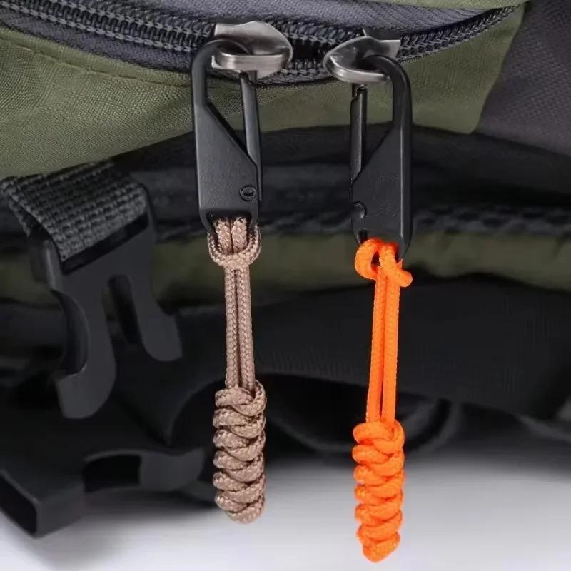 1PC Portable Zipper Pull Colorful Detachable Zipper Sliders Cord Travel Bag Suitcase Backpack Extend Puller Outdoor Bag Zip
