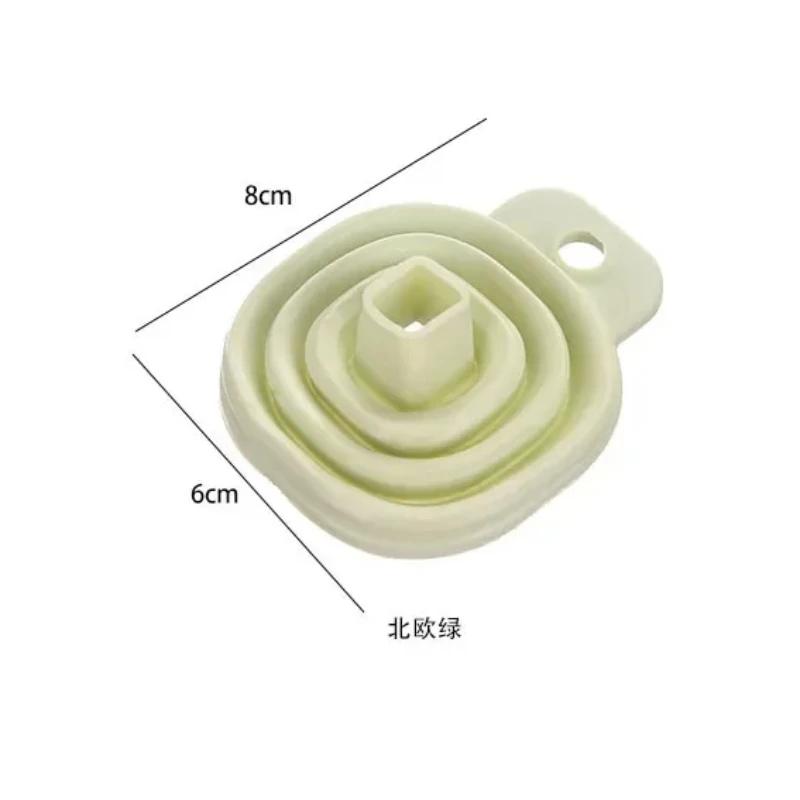 Folding Telescopic Funnel Home Silicone Oil Leak Kitchen Small Liquid Funnel Convenient Practical High Temperature Resistance