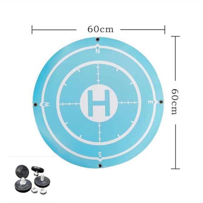 

Портативний світловідбиваючий майданчик для посадки дрона, великий, 23,62 дюйма(60см) Швидкоскладний двосторонній водонепроникний посадковий майданчик, аксесуари для дронів, синій червоний 60**60CM рожевий