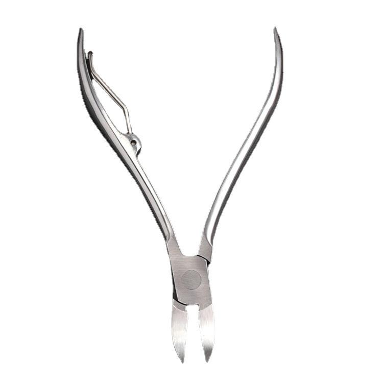 Stainless Steel Ingrown Toenail Clipper and Cuticle Nipper - Eagle Beak Design (Model 8717)