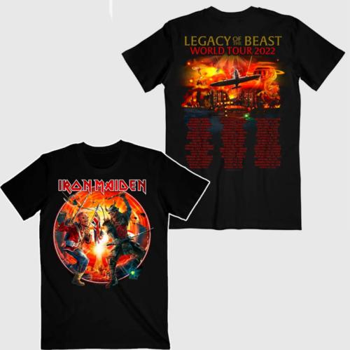 

Футболка унисекс Iron Maiden Legacy Of The Beast World Tour S
