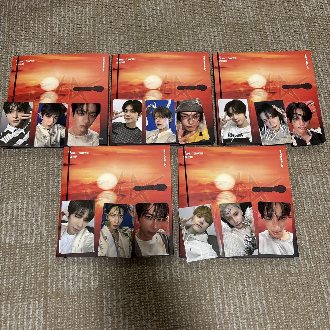 

[Б/У] TXT послесвечение weverse shop lucky drop набор из 5 типов