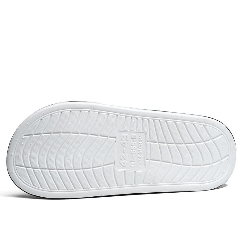 Fashion&Sports Men's Summer Slippers Anti-slip PVC Durable Slipper Outdoor Beach Flip Flops for Men Household Comfortable Shoes