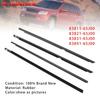 Artudatech 4PCS Door Glass Belt Outer Molding Weatherstrip For Suzuki Grand Vitara 09-13 Car Accessories