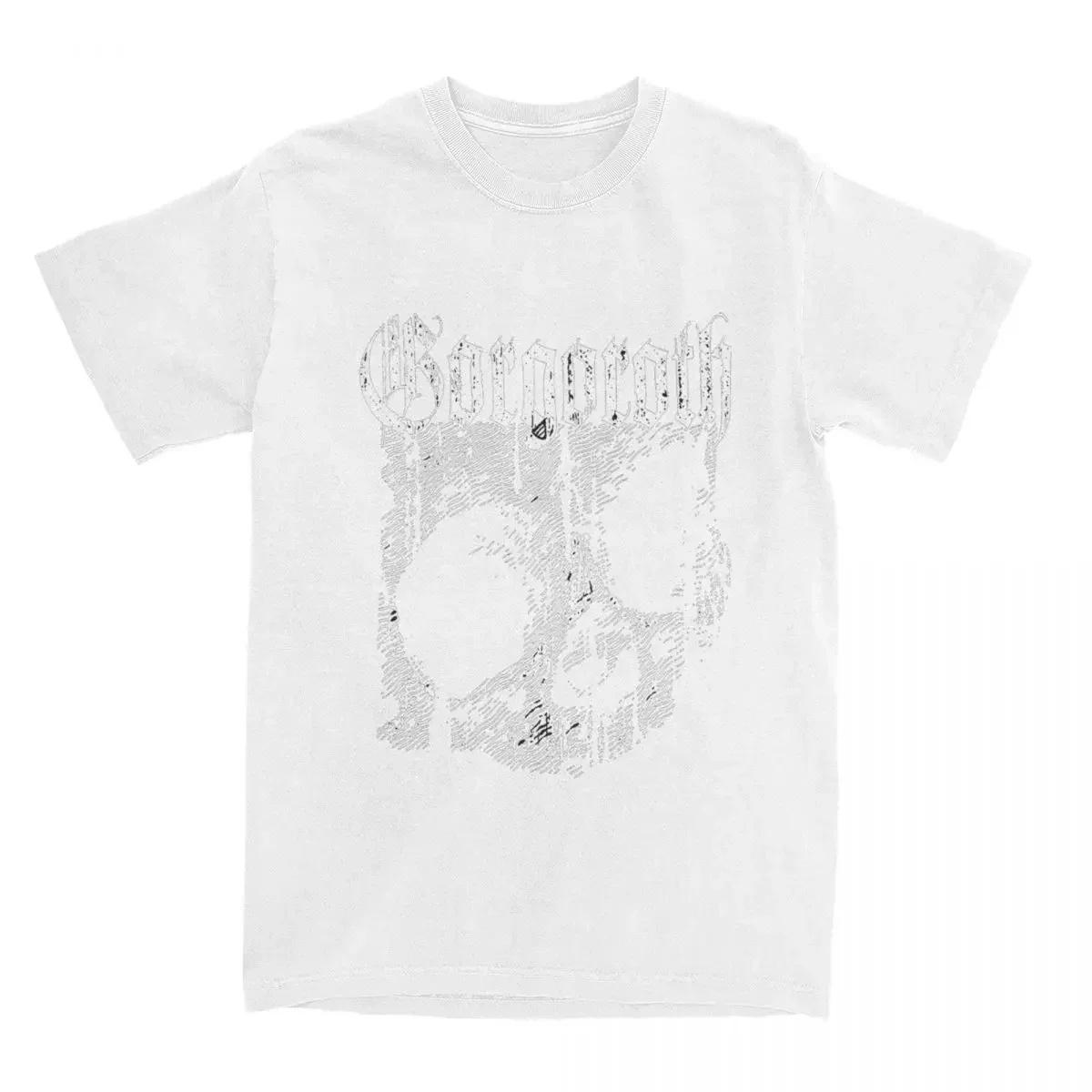 

Vintage Street Tshrit Black Metal Band Rock T-Shirts for Men Women Pure Cotton Crew Neck Short Sleeve Tops Gorgoroth Unisex Tees 4XL