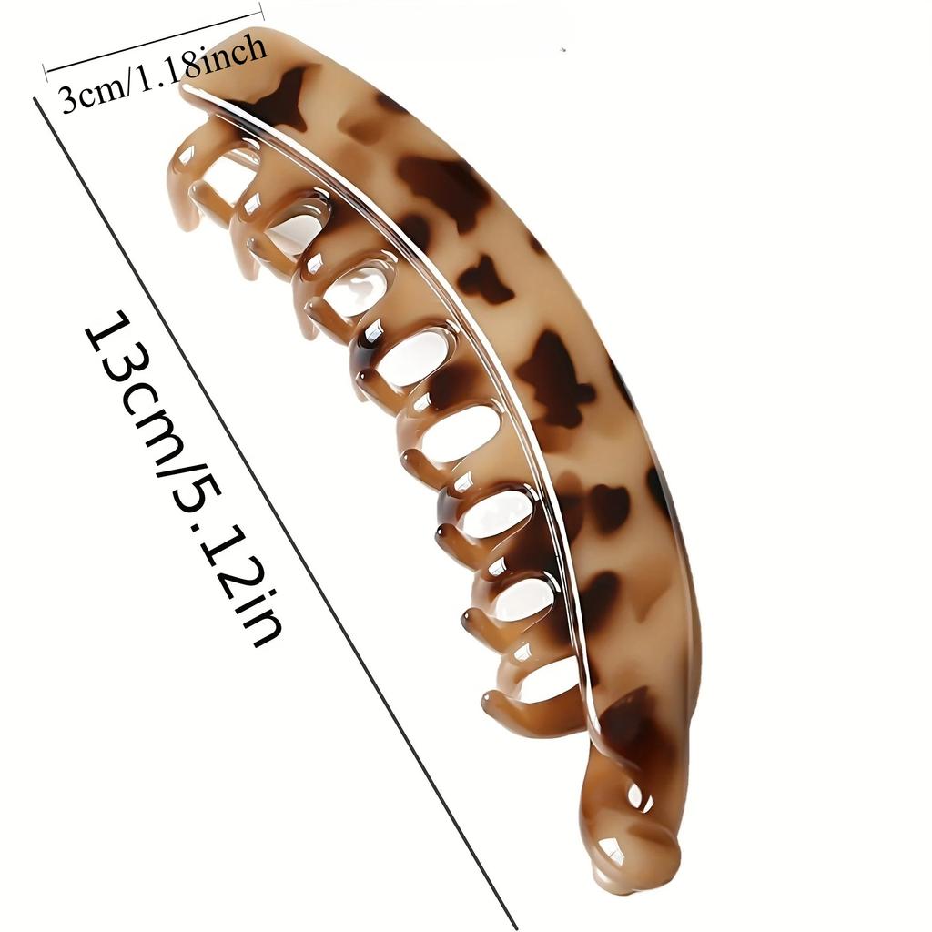 Matt Bananklips Hårklemme Fiskeformet Hårnål Hestehale Hodebånd For Kvinner Hårtilbehør Hårspenner Twistklemme Spenner Hodeplagg