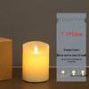 LED Battery-Powered Flickering Paraffin Candle with Remote Control