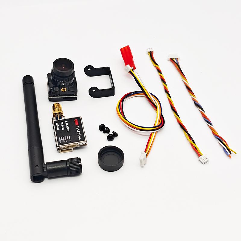 FPV Set TS5823Pro 200mW/600mW Video 5.8GHz 40CH Transmitter and Cmos 1/3 1800TVL Mini FPV Camera 2.1mm For RC Racing Drone Model
