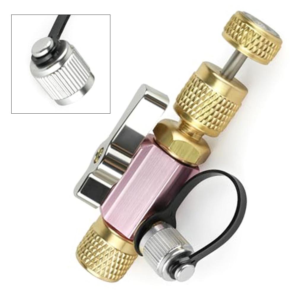 Valve Core Removal Tool Vacuum-Rated Valve Core Removal Tool Valve Core Disassembly R410A 5/16in Female Flare 1/4in Male Flare