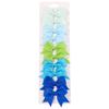 10PCS/Set 2.4Inches Solid Hair Bows With Hair Clips For Girls Headwear New Handmade Bowknot Barrettes Cute Kids Hair Accessories