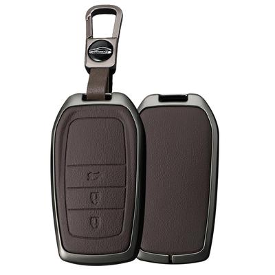 Toyota Smart Key Case Keychain Alloy + PU Leather Key