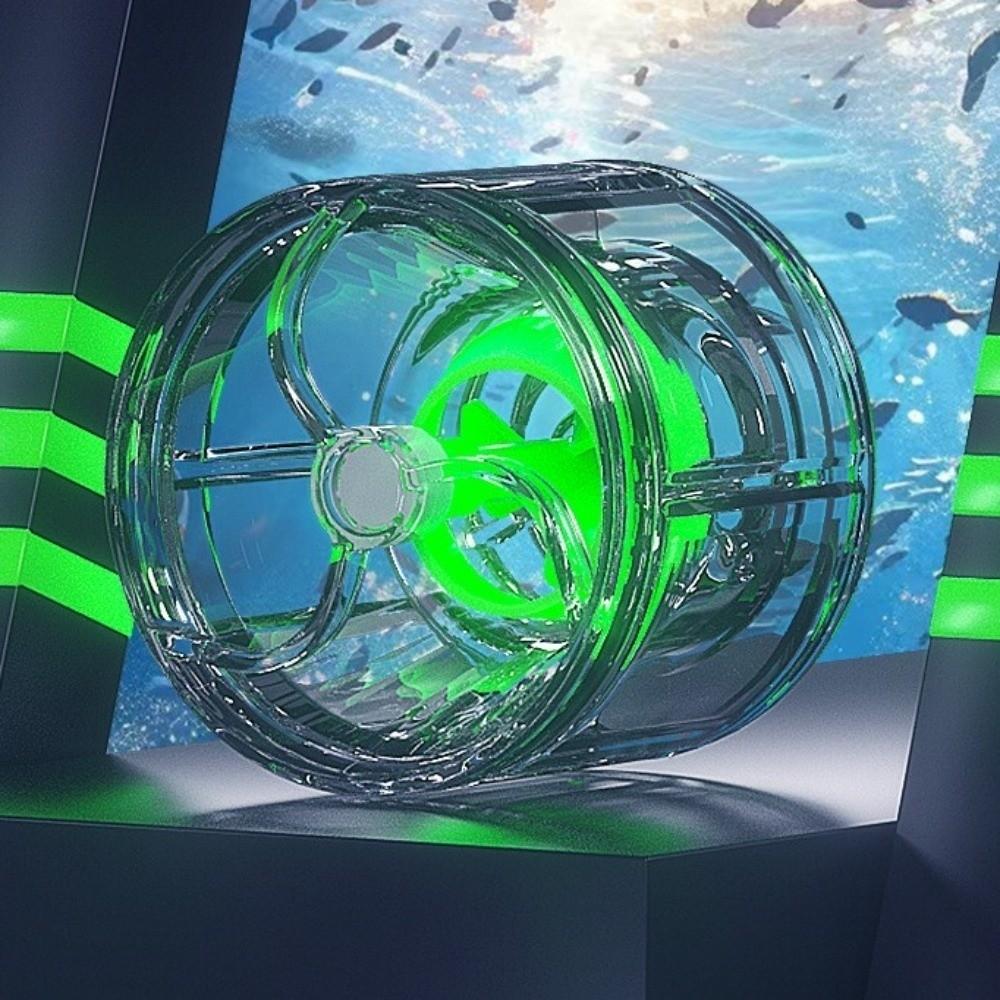 Plastic Aquarium Flow Fan Glowing Rotating Wave Nozzle Water Flow Pump  Fish Tank Filtration
