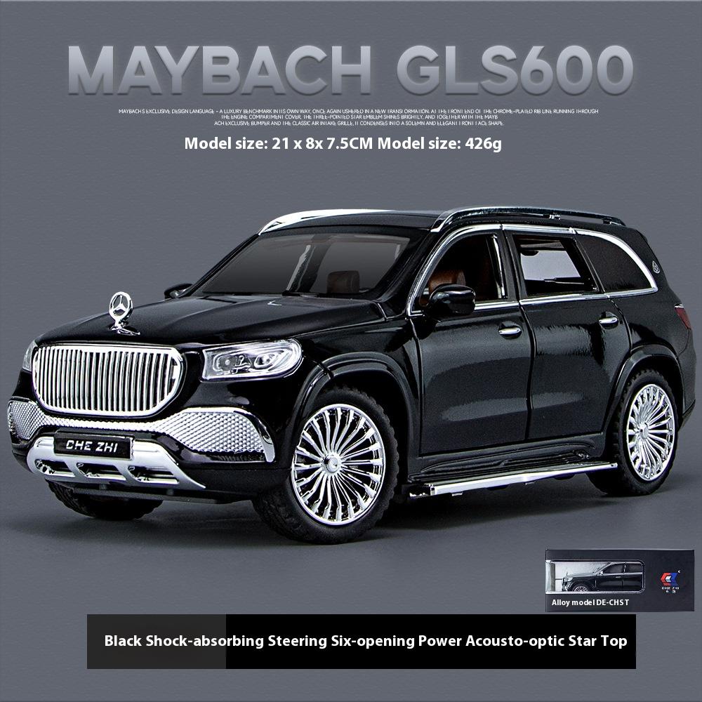 1/24 Scale Simulation Benz Maybach GLS600 Alloy SUV Diecast Metal Model Collection of Hobby Decorative Fine Ornaments Kid Toy