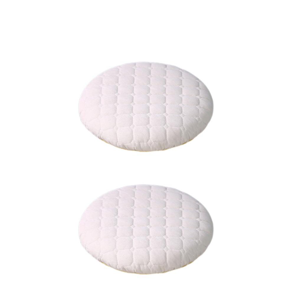 2Pcs Anti Dirty Thick Round Cushion Universal Soft Material Seat Mats Elastic Edge Anti-Slip Stool Seat Cushion Bar Counter