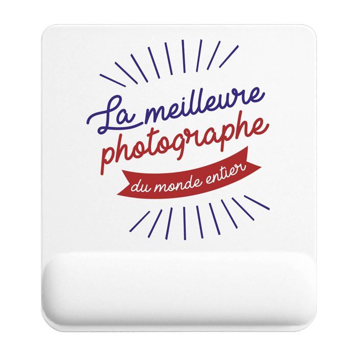 Tapis de souris - PLANETEE - Photographe - 22x18 cm - 3 mm - Impression sublimation HD