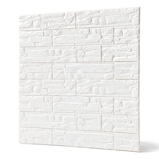 Super Large Brick Style 3D Cushion 3D Wallpaper 3D 3D Wallpaper 70cm x 70cm Brick Soundproof Sheet Wall Sticker 3D Wallpaper Lightweight Waterproof