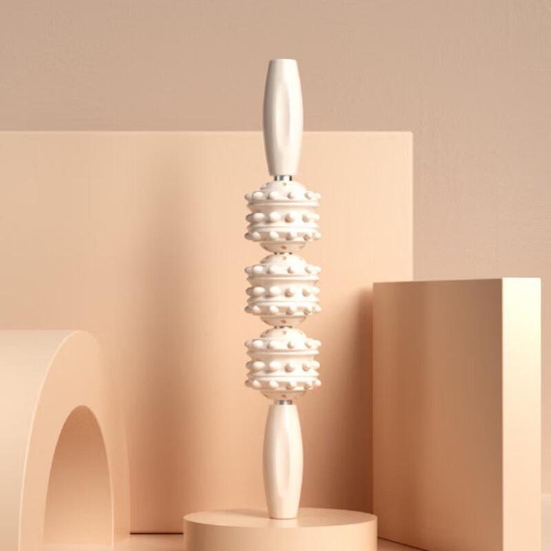 LISM 3-Wheel Wolf Tooth Muscle Massage Roller