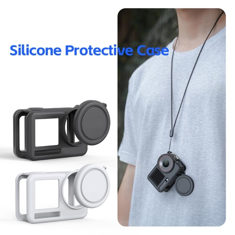 Lightweight Camera Lens Protector Easy Installation Action 6 Degree Protective Housing Skin Sleeve Replacement for Action 6