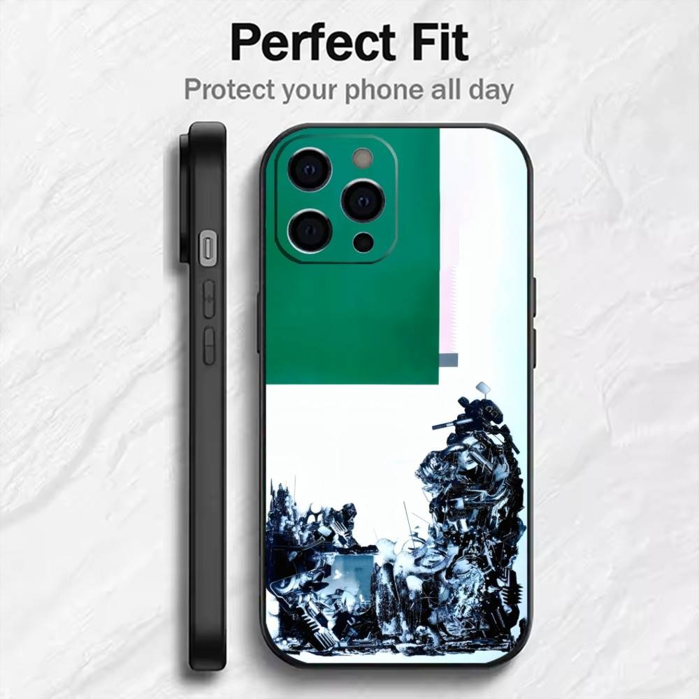 My New Band Believe Black Midi Phone Case For iPhone17,16,15,14,13,12 Plus,Max Soft Silicone Black Cover