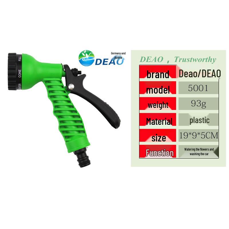 Zahradní tryska z vysokotlaké slitiny: Víceúčelová stříkací pistole na zalévání a mytí auta