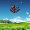 Outdoor Metal Iron Art Rotating Gyro Wind Spinner