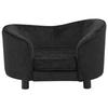 Canapé pour chien - vidaXL - Noir - 69x49x40 cm - Peluche - Intérieur