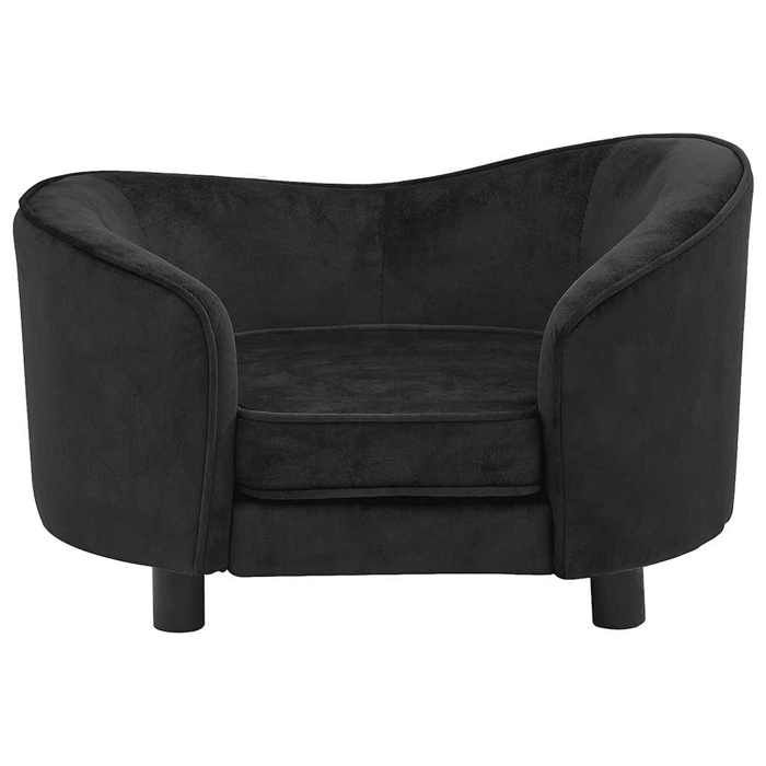 Canapé pour chien - vidaXL - Noir - 69x49x40 cm - Peluche - Intérieur