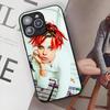 Yungblud Pouzdro na telefon s jahodovými rty pro Iphone 17 Air 16 15 14 12 11 13 Pro Max Mini Se Puls skleněný kryt