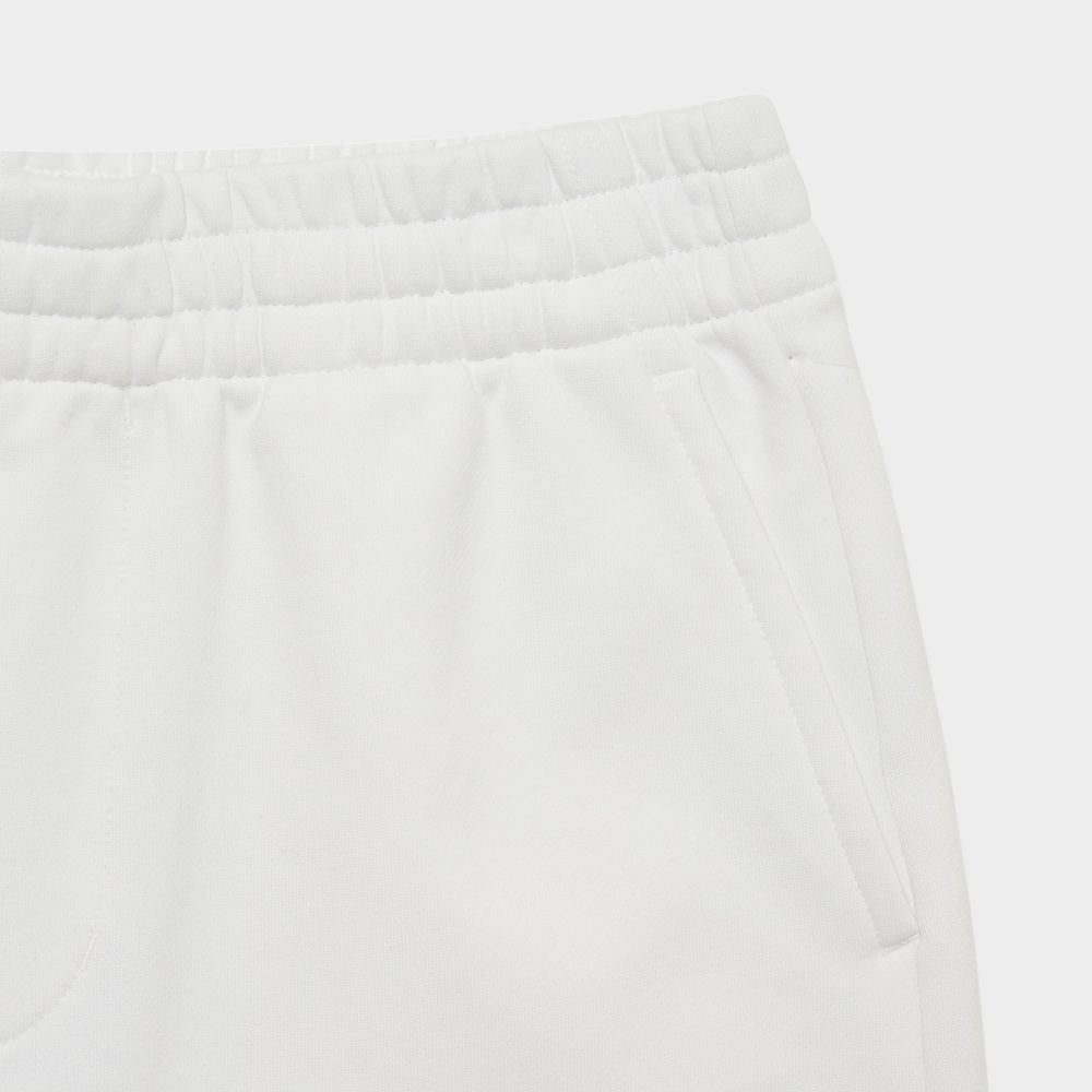 New MLB Base Logo Casual Shorts Unisex White 3ASPB0433-07WHS