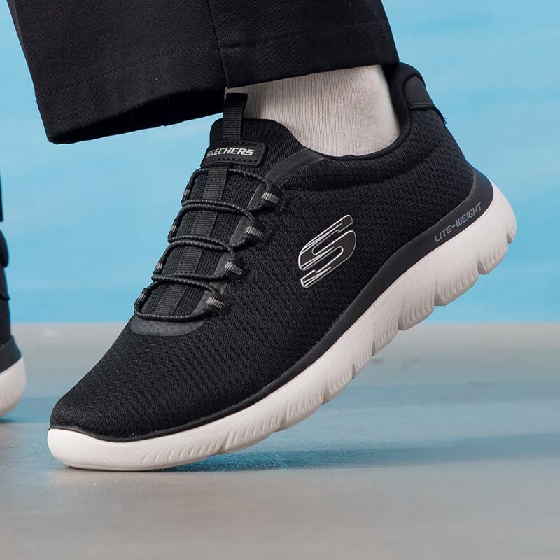 Skechers Men's 233049-BKW Athletic Walking Casual Shoes
