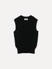 Labelarchive W Vova Cable Knit Vest Black