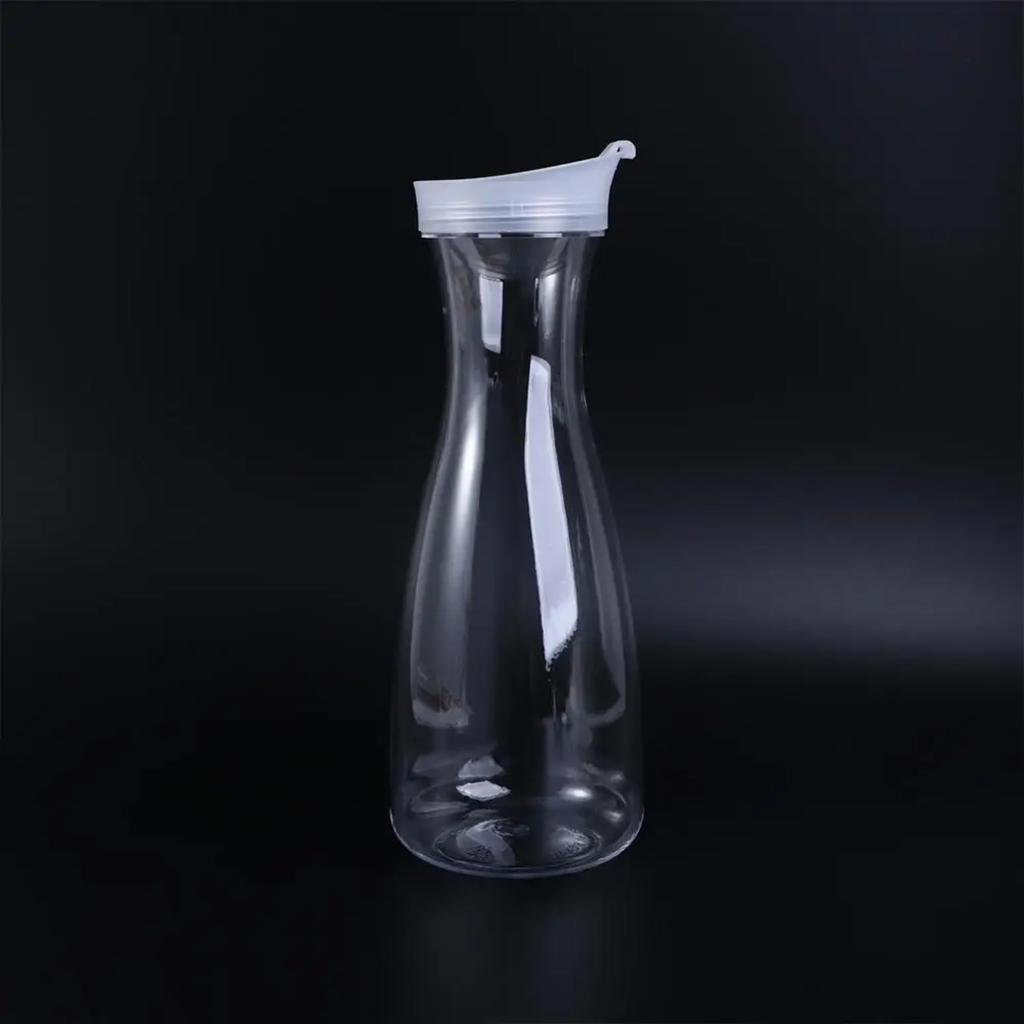 Transparent, Food Grade, Plastic Water Juice Ice Tea Jug With Lid Drinkware - Large Capacity Water Pitcher Bottle