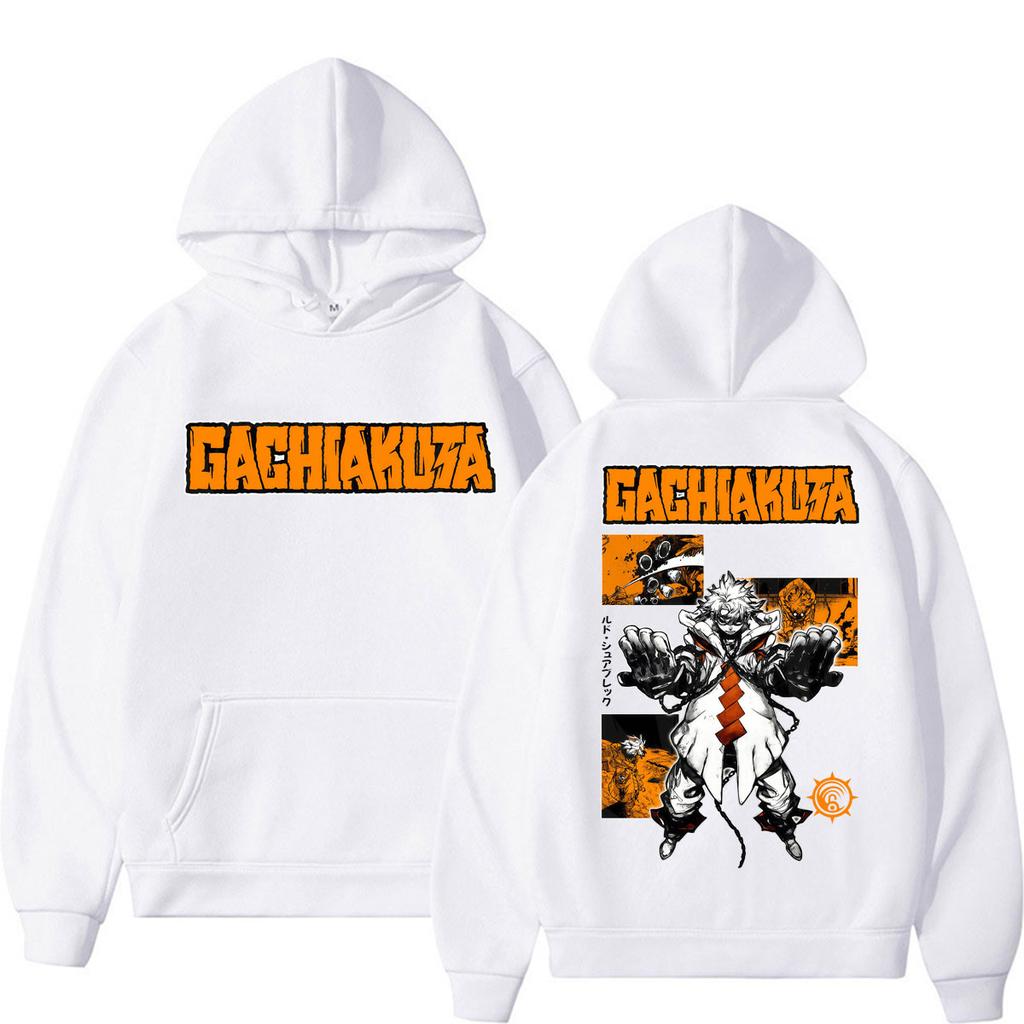 Gachiakuta Rudo Graphic Hoodie Men Women Vintage Fashion Harajuku Long Sleeve Casual Oversized Fleece