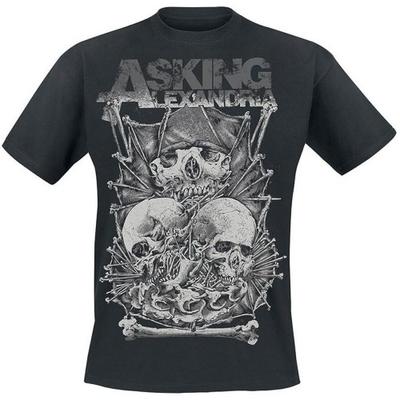 Asking Alexandria Unisex Adult Skull Stack T-Shirt