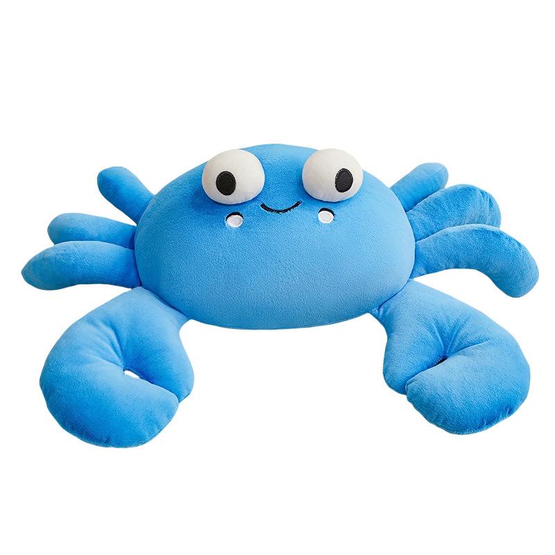 Cartoon Soft Little Crab Doll Plush Toy Lying Down Crab Doll Children Accompany Soothing Pillow Rag Doll