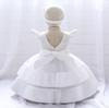 Summer Baby Embroidery Girl Dresses Fly Sleeve Toddler White Baptism Dress For Birthday Party Wedding Dress Lace Infant Princess