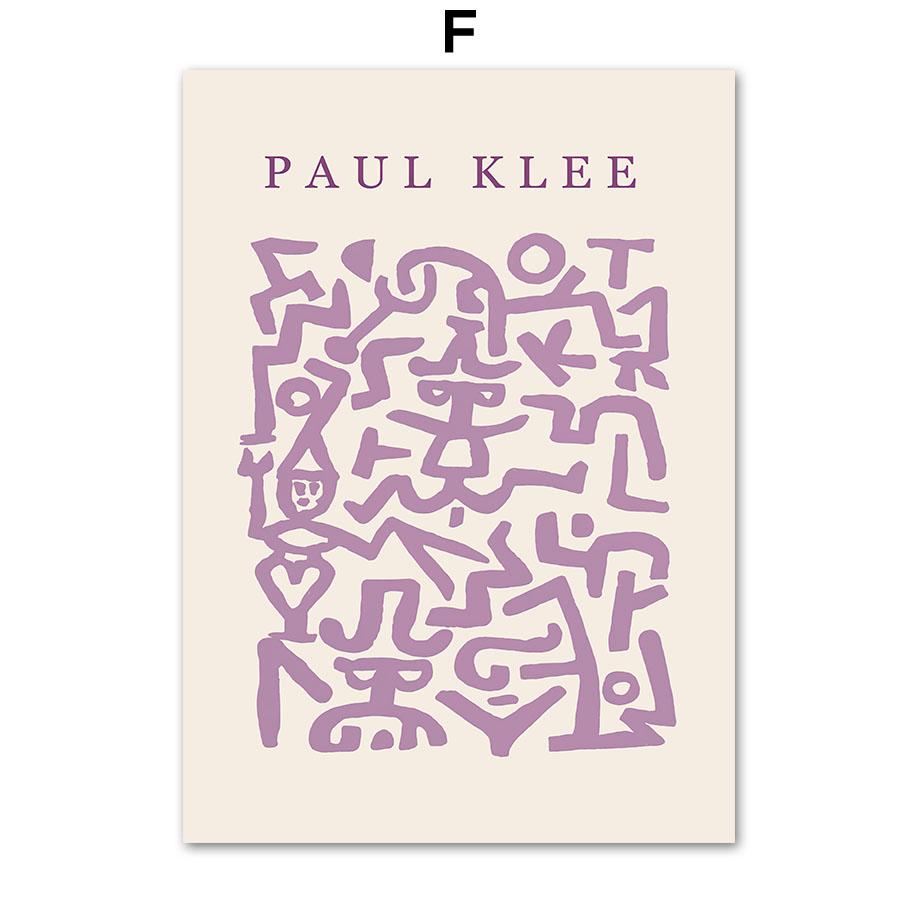 Lila Henri Matisse Daisy Line Coral Botanische Poster und Drucke Wandkunst Leinwandgemälde für Wohnzimmer dekorative Bilder