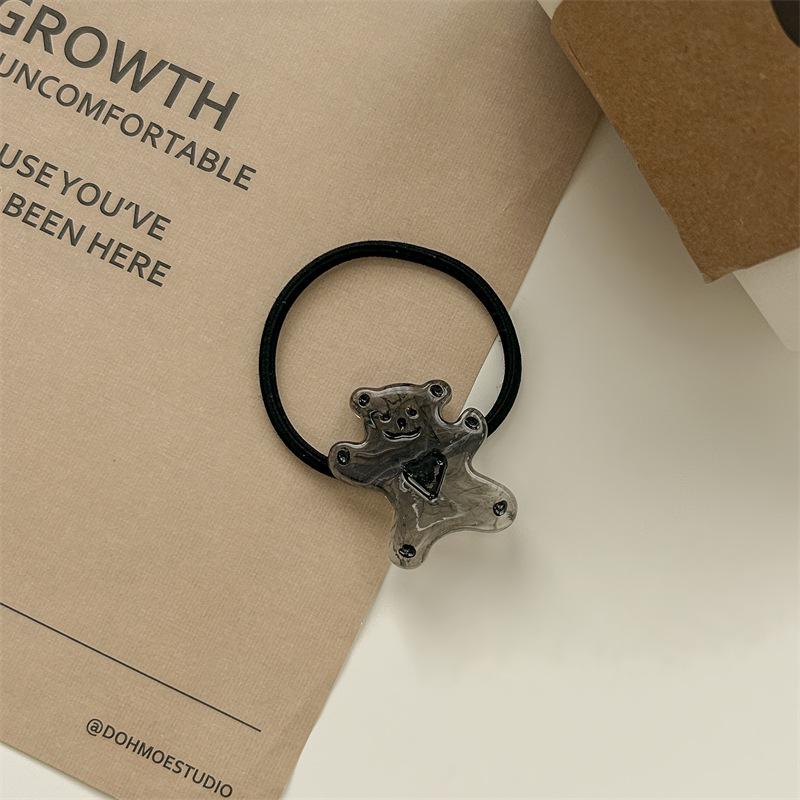 Adorable Cartoon Heart Bear Hair Tie & Band Set