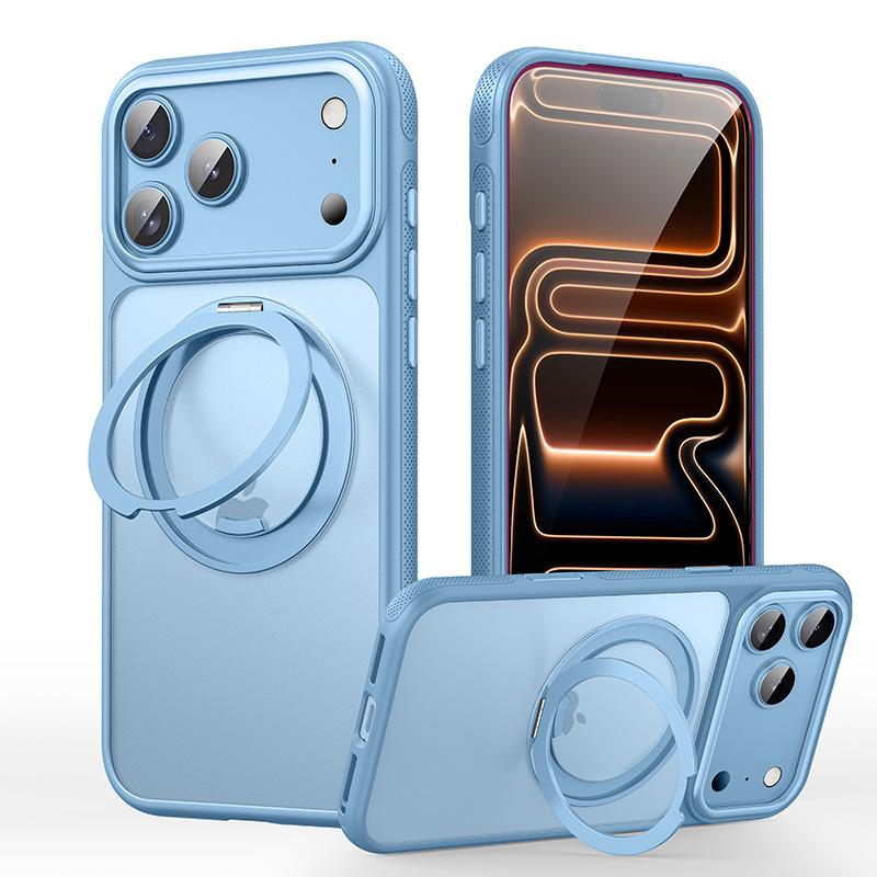 Applicable To Iphone11promax Magnetic Matte Case Magsafe Apple 11 Rotating 111 Bracket Mobile Phone Case