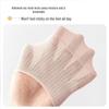 Damskie Oddychające Siateczkowe Skarpetki typu Stopka - Antypoślizgowe, Jednokolorowe, Niewidoczne, Wszechstronne na Wiosnę/Lato