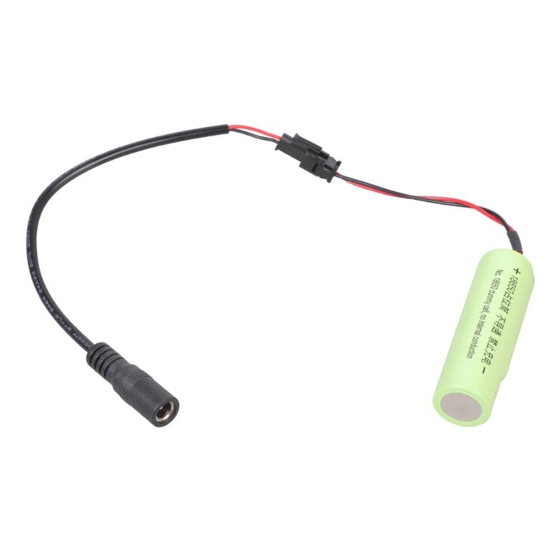0V 18650 Dummy Battery With 5.5x2.5mm Female Input Cable For Stable Power Supply To Electronic Devices