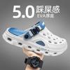Sandals are fashionable and versatile, personalized and trendy, two-wear travel, summer hole shoes, hollow thick soles, comfortable sandals