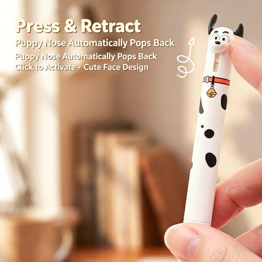 0.5mm ST Tip Cute Dog Gel Pen Fast Drying Ink Student Gel Pen Creative Writing Pen Exam Practice