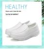2023 Women's Plus Size Casual White Nurse Shoes for Outdoor Travel and Sports