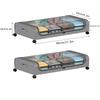 Under Bed Storage Box with Wheels Large Capacity Dust Proof Quilt Clothes Storage Bag Bedroom Toy Sundries Pulley Organizing Box