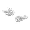Angel Wing Shape Earrings Easy Maintenance Everyday Wear Fashionable Women Accessory Copper Texture for Fashion Look