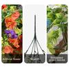Hanging Artificial Morning Glory UV Resistant Fake Flower Indoor Outdoor Garden Porch Patio Wall Hanging Faux Flower Decoration