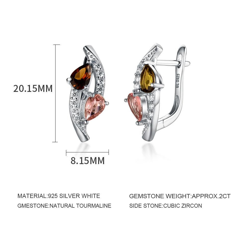 Orecchini A Palla In Argento 925 Con Vera Pietra Gemma Naturale - Diametro 6mm - Chiusura A Scatto - Con Scheda Informativa
