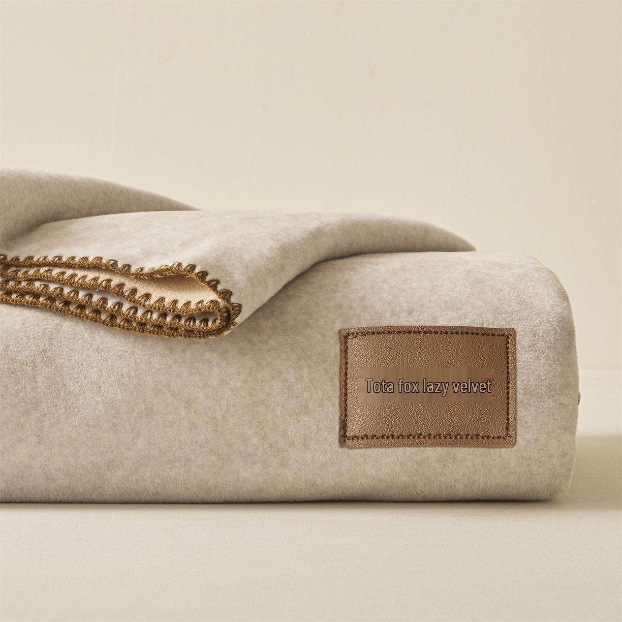 

2025 Otter Double-Layer Plush Blanket, Thick & High GSM 70x100 cm